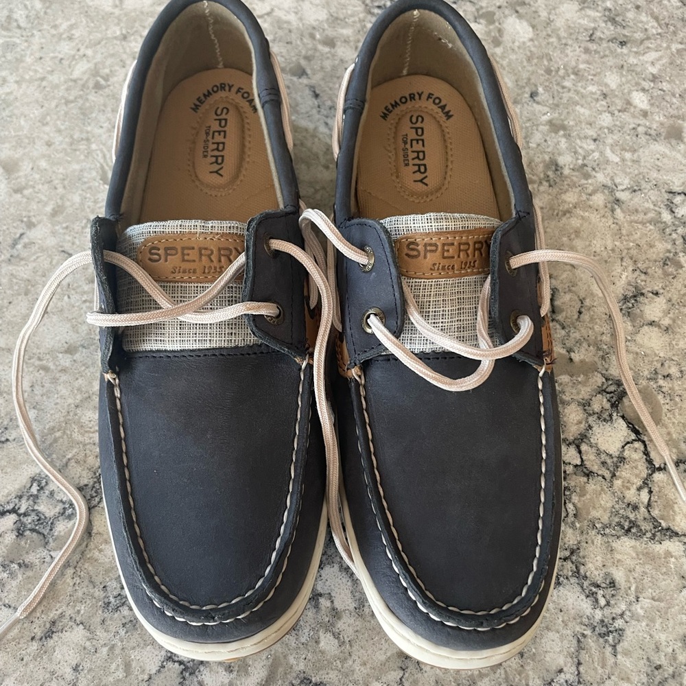 Sperry Navy Boat Shoes